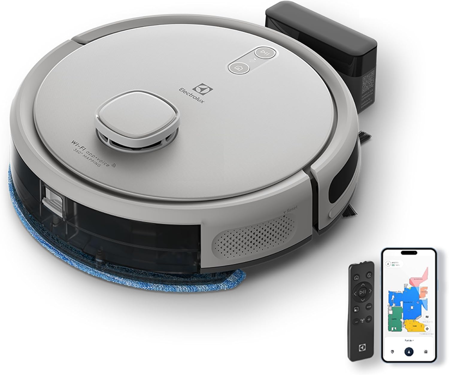  Electrolux Robô Aspirador de pó 4 em 1 Wi-Fi