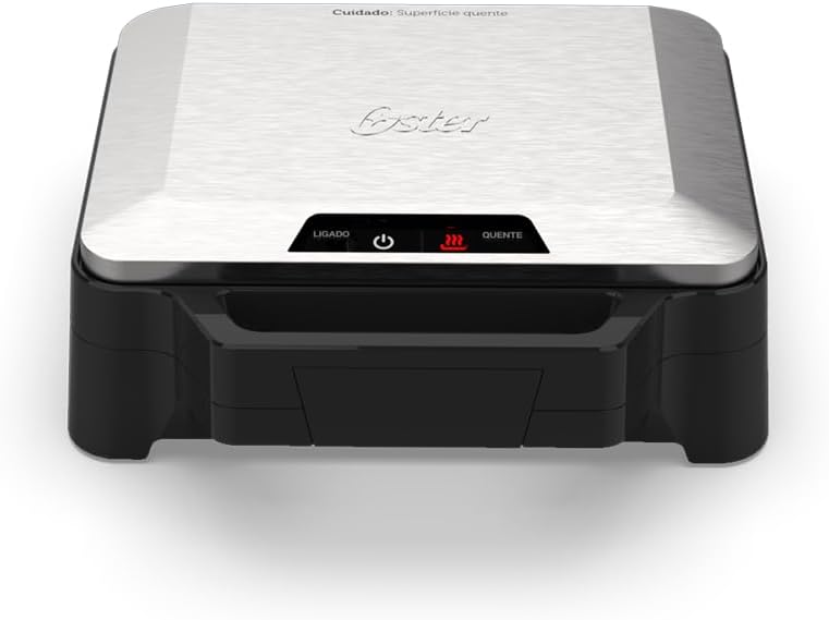 Oster OSAN500 sanduicheira elétrica inox 1000W